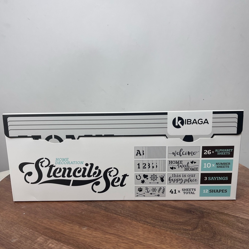 Kibaga Home Decoration stencils set.